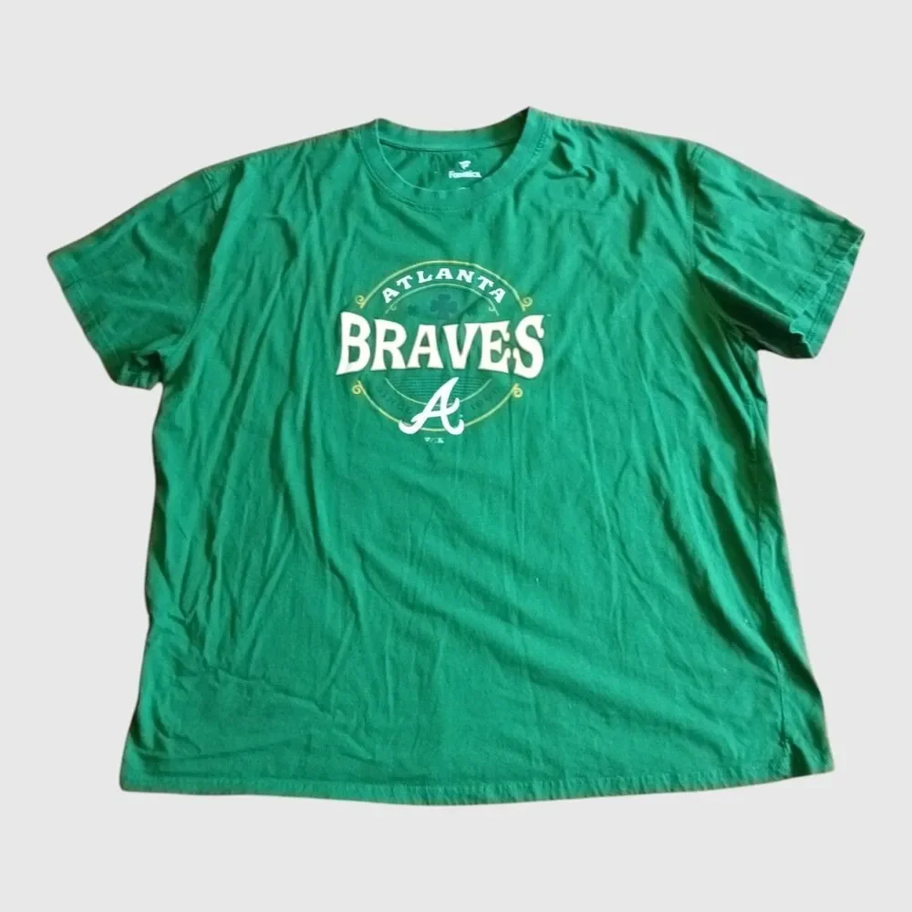 Atlanta Braves Lot of 4 Graphic Short Sleeve Tees Fanatics Size 4XL